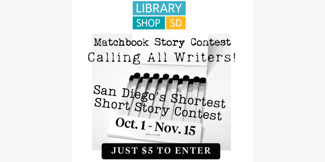 Library Shop SD's 8th Annual Matchbook Story Contest | Library ...