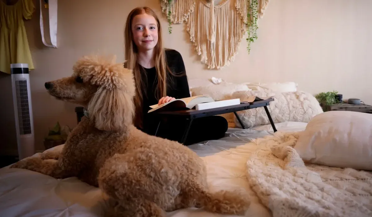 Sadie Wheeler, a member of the San Diego Youth Commission, at her home in the University City area on Thursday, Jan. 8, 2026. (Sandy Huffaker / For The San Diego Union-Tribune)