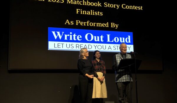 Write Out Loud SD reads the 2025 Matchbook Story Contest Finalist stories at the Shorties.