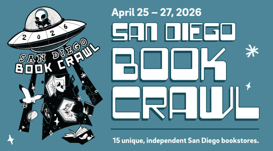 2026 Book Crawl art by Holly Diamond @arbyparty